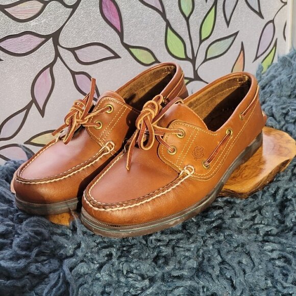 Dexter Other - Dexter Vintage Men's Leather Boat Shoes Size 8M